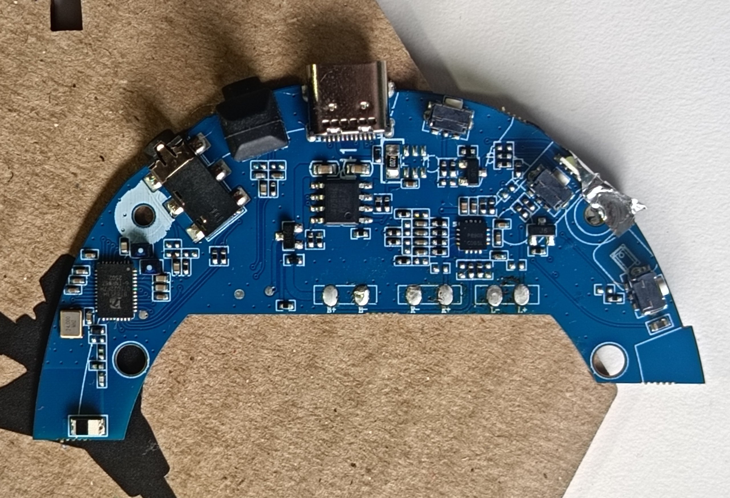 Original PCB reused in the rebuild